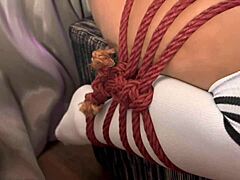 wanna see this naughty tattooed redhead punished with deepthroat in garage?