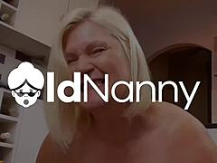 These two mature babes share one huge cock sucking and masturbating together