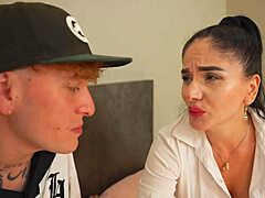 StepMommy Rides Stepson's Monster Cock in Panties for Revenge on Dad