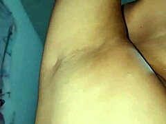 Stepdad obsesses over my armpits lets him grope tits cum on them with huge cock