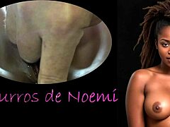 Noemi Whispers Ecstatically as Daddy and Son Dildo Her Shaved Pussy to Orgasm