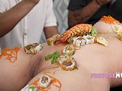 Asian Chef Suki Sin Serves Milf Pussy Dessert Freeuse