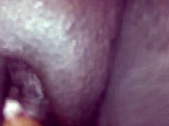 sexy ebony stepmom with big tits ass takes tattooed stud doggystyle squirting hard