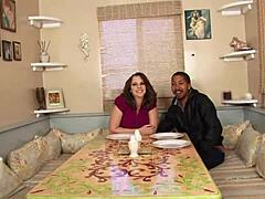 Rip Those Clothes Off For Dripping Wet Interracial 3Some With Big Black Cock Milf Cougar!