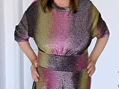 granny's huge tits beg for titty fuck blowjob and sticky cumshot finish