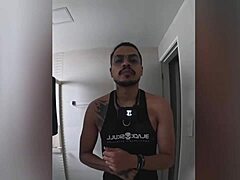 Testing GoPro on perfect goth girlfriend Amberzinha's petite tits and ass backstage