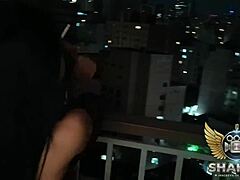 Twins get fucked hard then fed cum in their naughty mouths during wild session