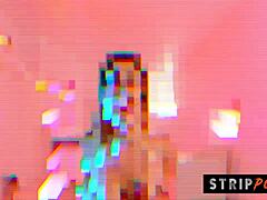 strippov party raver slut rips clothes for crazy lap dance blowjob