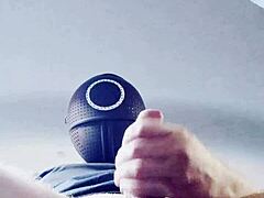 Blond Bad Wolf28 bares medium cock naked in country car for secret solo fetish