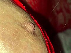 Hot Latina Cums Masturbating Wet In Red Bodysuit!