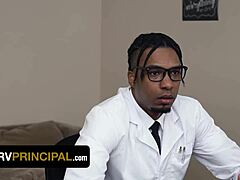 Ebonymilf Mother-in-Law's Interracial Threesome Blowbang Ends in Massive Facial Cumshot