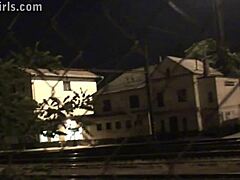 Shy Alexis Crystal Joins Stranger Gangbang Car Orgy Tease