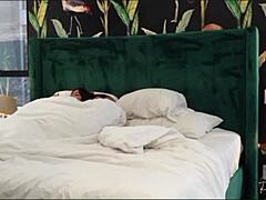 curvy latina milf big tits creampie after lingerie muff dive missionary fuck