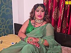 cock hungry indian milf bhabhi gets hairy pussy pounded hardcore