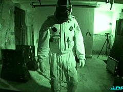 two cocks two pussies and a strap-on pounding in the dungeon 😈🔥💦