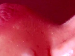 Bet you wish you were this cheating Japanese wife swallowing every cum drop close-up