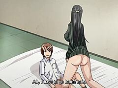 The boy sneaks off for secret sex with aunt