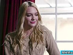 Kenna james's kiss ignites voyeur's deep desire