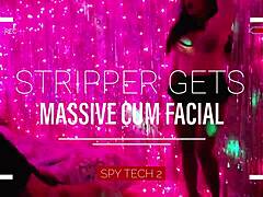 stripper maxine x tits squirt while rough anal assfucking leads to cum swallow