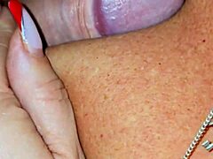 Chubby Blonde Mommy Fingers Fat Tits And Ass In Panties For Taboo Lover Close-Up