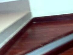 Karol red's backstage christmas slut ride gapes huge latina ass for cumshot