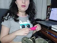 angel's secret masturbation hidden cam catches her wild toy play next door