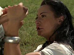 Farm Girl Bends for Anal Ride on Thick Cock