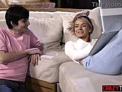 i crave pristine edge's big tits milking my stepson cock