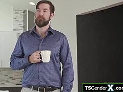 Nobody Resists This Tgirl Babysitter's Massive Cock Bareback!