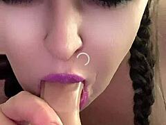 kandy kane sri lankan beauty teases in casual homemade clip