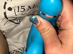 Horny Milf Rams Dolphin Vibrator Deep in Tight 18+ Pussy to Orgasm