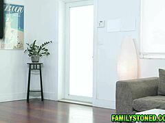 New stepmom eyes stepson slamming Destiny's tight pussy doggystyle in taboo watch