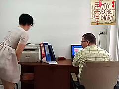 Boss Dominates Secretary with Office PUSSY Fuck and Sloppy MOUTH Blowjob Compilation