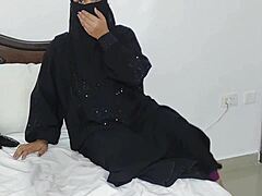 Dirty hotel fuck with tight pussy Muslim Salma and her sneaky friend?