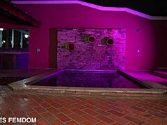 Grateful Eunuch Punished With Ball Kicking By Brazilian Slave Mistress!