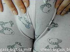 Cameltoe Pajama Tease Shows Off Juicy Wet Pussy Curves