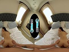 How does round booty brunette cream so hard on monster dick pov?