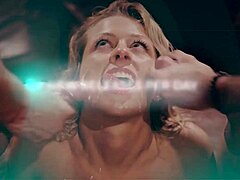 wow sexy housewife fucked by mistress while hubby away!