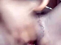 shaved wet pussy gets fingered to dripping masturbation bliss