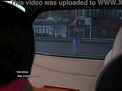 veronica races life fucking her pussy outdoors public at school