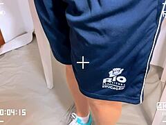 rio school student flashes and barebacks big black cock with teacher at party