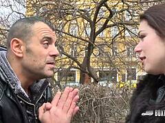 jessica bell's beautiful big ass takes public cumshot but what's hidin underneath?