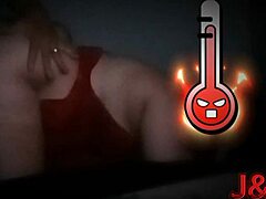 Fat latina wife takes it doggy from lover!