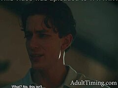 petite 18+ blonde virgin exorcised by stepbrothers' rough double anal creampie threesome destroying her tight holes