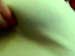 i can't stop staring at dawnskye1962's huge curvy hairy ass in tank top and panties retro blue film belly tease