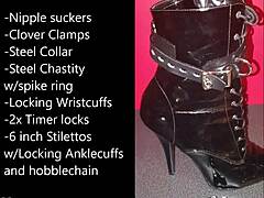 hey watch this sissy bind herself for extreme anal toy play