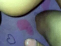 brazilian wife gaping ass fucked hard by young stud while cuckold husband watches in lingerie