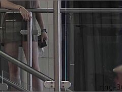 vanessa wolff strips fully nude and poses her ass in extreme public spots