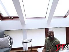 feels so good getting analized by gigantic cock friend francys belle