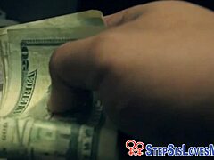 teen stepsis sucks monster cock takes facial